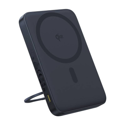 Baseus mágneses powerbank állvánnyal PicoGo Qi2 5000mAh 20W fekete