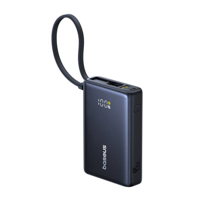 Baseus PicoGo Powerbank Digitális kijelző 10000mAh 45W fekete
