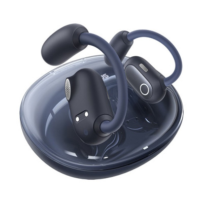 Baseus Eli Sport 1 Open-Ear True Wireless Earbuds vezeték nélküli fülhallgató, fekete Baseus Eli Sport 1 Open-Ear True Wireless Earbuds vezeték nélküli fülhallgató, fekete