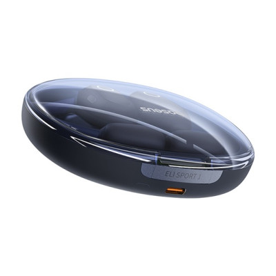 Baseus Eli Sport 1 Open-Ear True Wireless Earbuds vezeték nélküli fülhallgató, fekete Baseus Eli Sport 1 Open-Ear True Wireless Earbuds vezeték nélküli fülhallgató, fekete