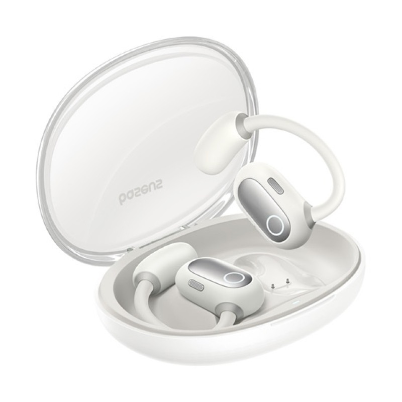 Baseus Eli Sport 1 Open-Ear True Wireless Earbuds vezeték nélküli fülhallgató, fehér