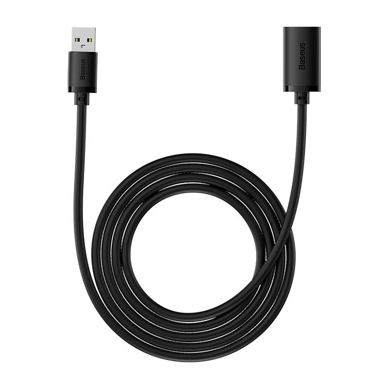 Baseus AirJoy Series USB 3.0 hosszabbítókábel, 3m (fekete) Baseus AirJoy Series USB 3.0 hosszabbítókábel, 3m (fekete)