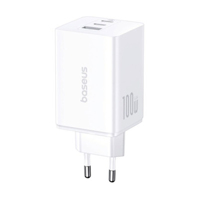 Baseus EnerFill FE11 hálózati gyorstöltő – 100W, 2×USB-C + 1×USB-A (fehér) Baseus EnerFill FE11 hálózati gyorstöltő – 100W, 2×USB-C + 1×USB-A (fehér)
