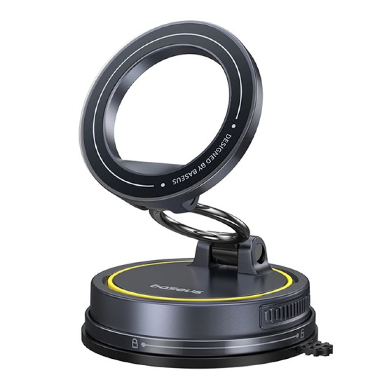 Baseus PrimeTrip VC2 Flex Magnetic autós telefontartó – műszerfalra / szélvédőre, fekete Baseus PrimeTrip VC2 Flex Magnetic autós telefontartó – műszerfalra / szélvédőre, fekete