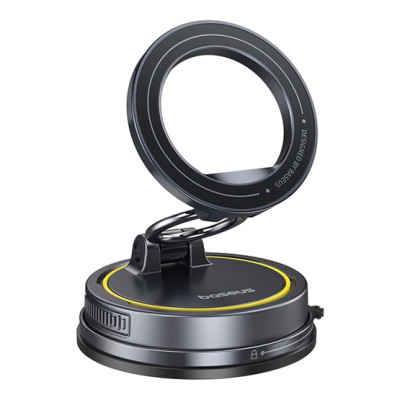 Baseus PrimeTrip VC2 Flex Magnetic autós telefontartó – műszerfalra / szélvédőre, fekete Baseus PrimeTrip VC2 Flex Magnetic autós telefontartó – műszerfalra / szélvédőre, fekete
