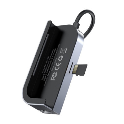 Baseus Bend Angle No.7 USB Type-C HUB – szürke Baseus Bend Angle No.7 USB Type-C HUB – szürke