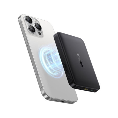Baseus EnerFill FM12 Qi2 mágneses vezeték nélküli powerbank 10000mAh 22.5W – gyorstöltő USB-C kábellel, fekete