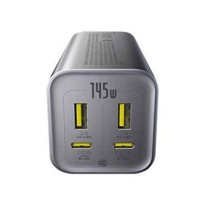 Baseus EnerGeek GP12 gyorstöltő powerbank 20800 mAh, 145W, szürke + 100W USB-C, 1m kábel Baseus EnerGeek GP12 gyorstöltő powerbank 20800 mAh, 145W, szürke + 100W USB-C, 1m kábel