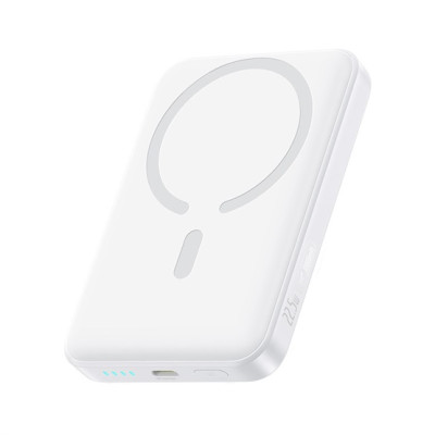 Baseus EnerFill FM11 Magnetic powerbank 10000 mAh, 22.5W, fehér + 60W USB-C, 30cm kábel