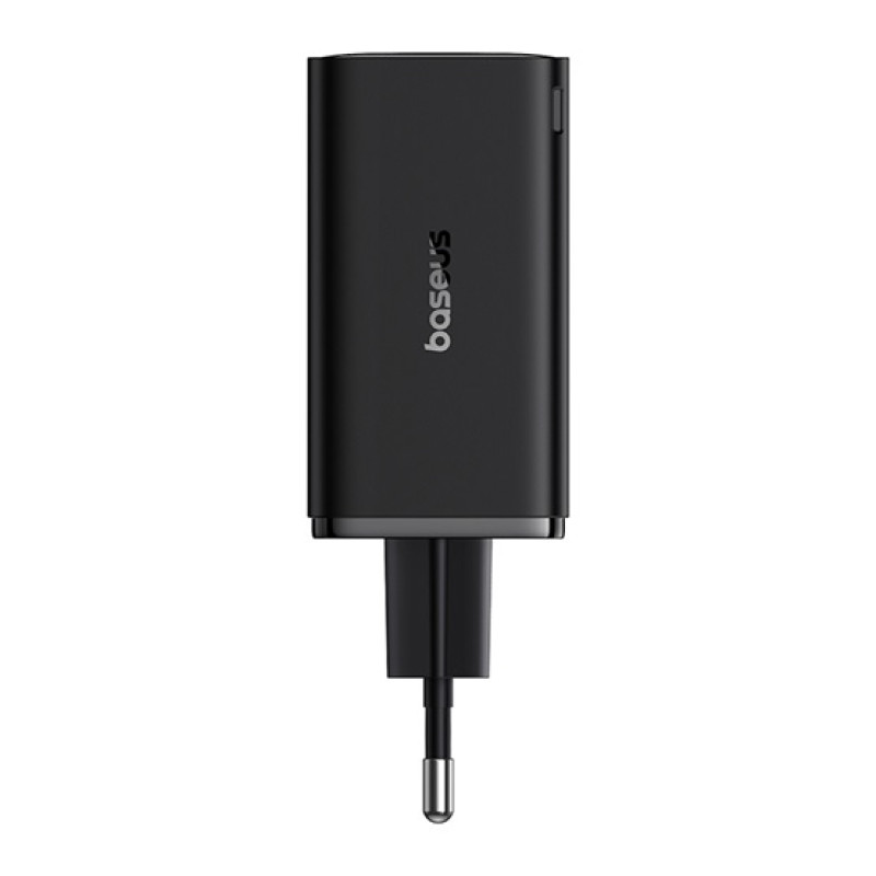 Baseus GaN6 Pro hálózati gyorstöltő 65W, 2×USB-C + 2×USB, fekete + 100W USB-C, 1m kábel