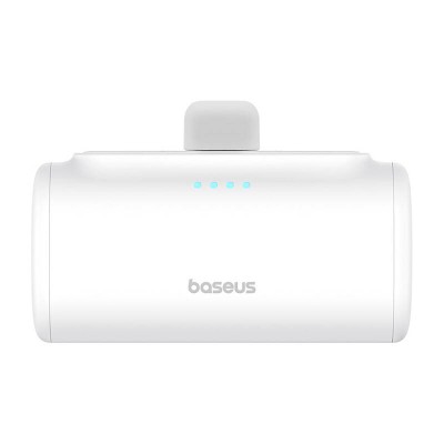 Baseus Compact powerbank, 5000mAh, 20W, USB-C fehér Baseus Compact powerbank, 5000mAh, 20W, USB-C fehér