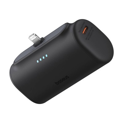 Baseus Compact powerbank, 5000mAh, 20W fekete Baseus Compact powerbank, 5000mAh, 20W fekete
