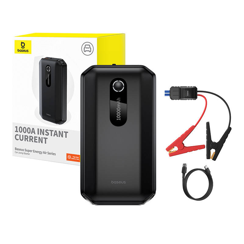 Jump Starter Baseus Super Energy 10000mAh 1000A Bl Jump Starter Baseus Super Energy 10000mAh 1000A Bl