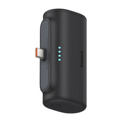 Powerbank Baseus Compact 5000mAh, 20W, USB-C fekete Powerbank Baseus Compact 5000mAh, 20W, USB-C fekete