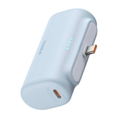 Baseus Compact USB-C Powerbank 5000mAh, 20W kék Baseus Compact USB-C Powerbank 5000mAh, 20W kék