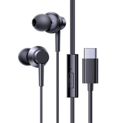 Baseus Encok CZ11 USB-C mikrofonos vezetékes fülhallgató – fekete