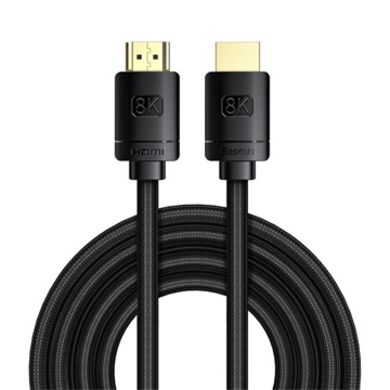 Baseus High Definition HDMI kábel, 8K, 3 m – fekete Baseus High Definition HDMI kábel, 8K, 3 m – fekete