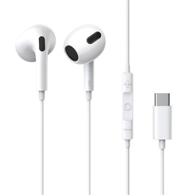 Baseus Encok C17 USB-C mikrofonos vezetékes fülhallgató – fehér