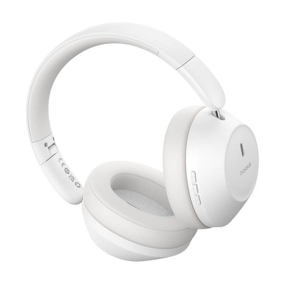 Baseus Bass 30 Max vezeték nélküli Bluetooth 5.3 fejhallgató (fehér) Baseus Bass 30 Max vezeték nélküli Bluetooth 5.3 fejhallgató (fehér)