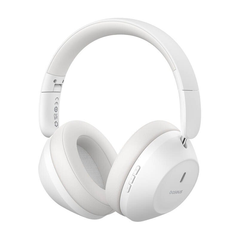 Baseus Bass 30 Max vezeték nélküli Bluetooth 5.3 fejhallgató (fehér) Baseus Bass 30 Max vezeték nélküli Bluetooth 5.3 fejhallgató (fehér)