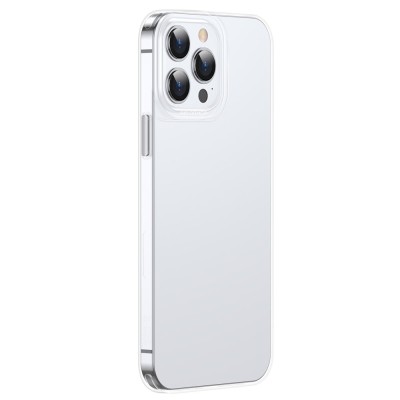 Baseus egyszerű átlátszó telefontok iPhone 13 Pro készülékhez (fehér) Baseus egyszerű átlátszó telefontok iPhone 13 Pro készülékhez (fehér)