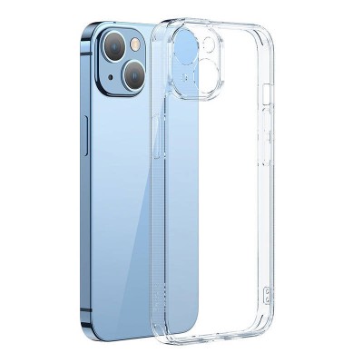Baseus SuperCeramic iPhone 14 Átlátszó üvegtok + üvegfólia + tisztítókészlet