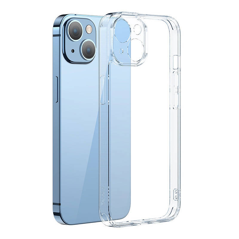 Baseus SuperCeramic iPhone 14 Átlátszó üvegtok + üvegfólia + tisztítókészlet Baseus SuperCeramic iPhone 14 Átlátszó üvegtok + üvegfólia + tisztítókészlet