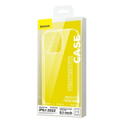 Baseus SuperCeramic iPhone 14 Átlátszó üvegtok + üvegfólia + tisztítókészlet Baseus SuperCeramic iPhone 14 Átlátszó üvegtok + üvegfólia + tisztítókészlet