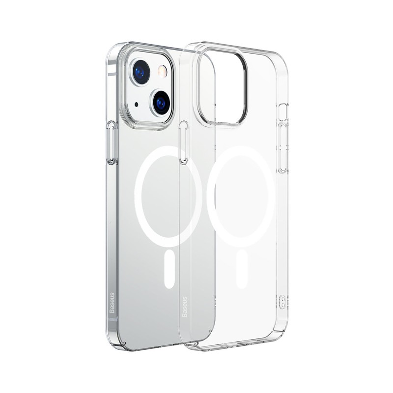Baseus Crystal mágneses üvegtok iPhone 13 (átlátszó) Baseus Crystal mágneses üvegtok iPhone 13 (átlátszó)