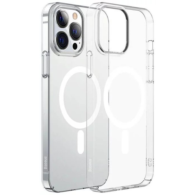 Baseus Crystal mágneses telefontok iPhone 13 Pro Max készülékhez (átlátszó) Baseus Crystal mágneses telefontok iPhone 13 Pro Max készülékhez (átlátszó)