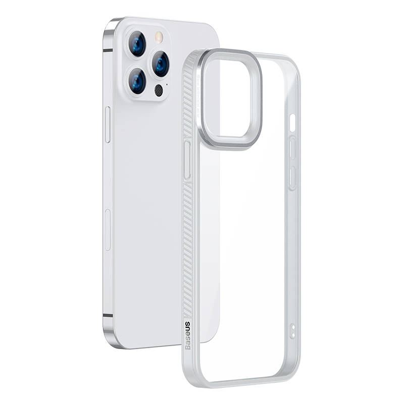 Baseus Crystal átlátszótok iPhone 13 Pro készülékhez, szürke Baseus Crystal átlátszótok iPhone 13 Pro készülékhez, szürke