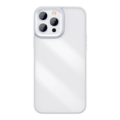 Baseus Crystal átlátszótok iPhone 13 Pro Max készülékhez, szürke Baseus Crystal átlátszótok iPhone 13 Pro Max készülékhez, szürke