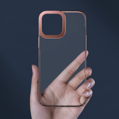 Baseus Glitter átlátszótok iPhone 13 Pro Max készülékhez, rózsaszín Baseus Glitter átlátszótok iPhone 13 Pro Max készülékhez, rózsaszín