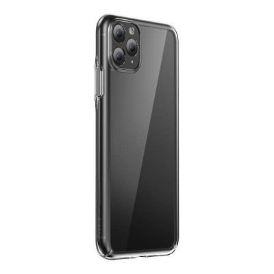 Baseus Crystal Series telefontok iPhone 11 Pro-hoz (Átlátszó) + Edzett üveg + Tisztítókészlet