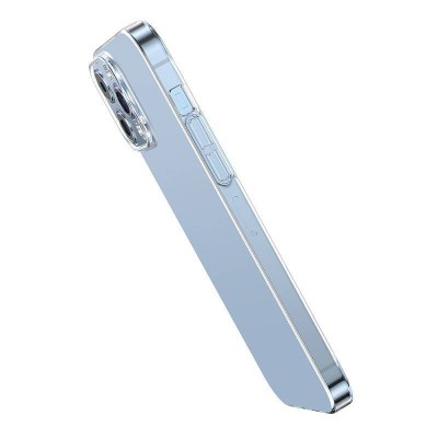 Baseus Crystal Clear Telefon tok iPhone 13 Pro Max-hoz (Áttetsző) + Edzett üveg kijelzővédő fólia + Tisztító készlet Baseus Crystal Clear Telefon tok iPhone 13 Pro Max-hoz (Áttetsző) + Edzett üveg kijelzővédő fólia + Tisztító készlet