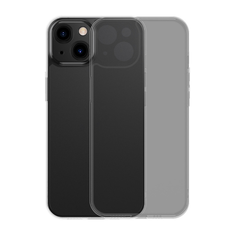 Baseus Frosted Glass iPhone 13 tok, fekete Baseus Frosted Glass iPhone 13 tok, fekete