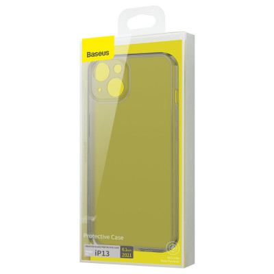 Baseus Frosted Glass iPhone 13 tok, fekete Baseus Frosted Glass iPhone 13 tok, fekete