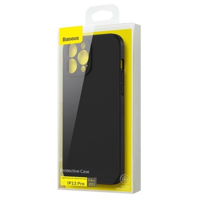 Baseus Liquid Silica iPhone 13 Pro szilikontok, fekete Baseus Liquid Silica iPhone 13 Pro szilikontok, fekete