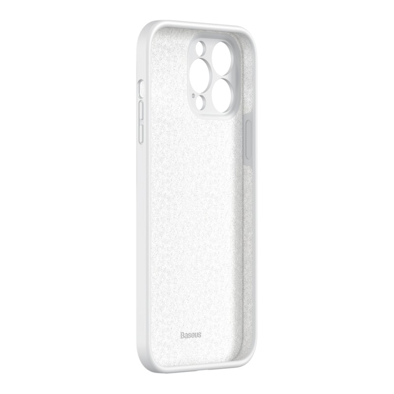 Baseus Liquid Silica iPhone 13 Pro szilikontok, fehér Baseus Liquid Silica iPhone 13 Pro szilikontok, fehér