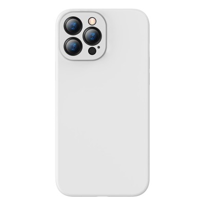 Baseus Liquid Silica iPhone 13 Pro szilikontok, fehér Baseus Liquid Silica iPhone 13 Pro szilikontok, fehér