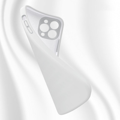 Baseus Liquid Silica iPhone 13 Pro Max szilikontok, fehér Baseus Liquid Silica iPhone 13 Pro Max szilikontok, fehér