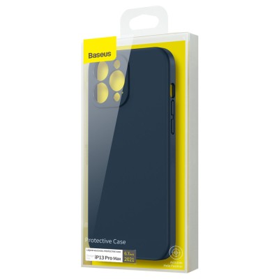 Baseus Liquid Silica iPhone 13 Pro Max szilikontok (kék) Baseus Liquid Silica iPhone 13 Pro Max szilikontok (kék)
