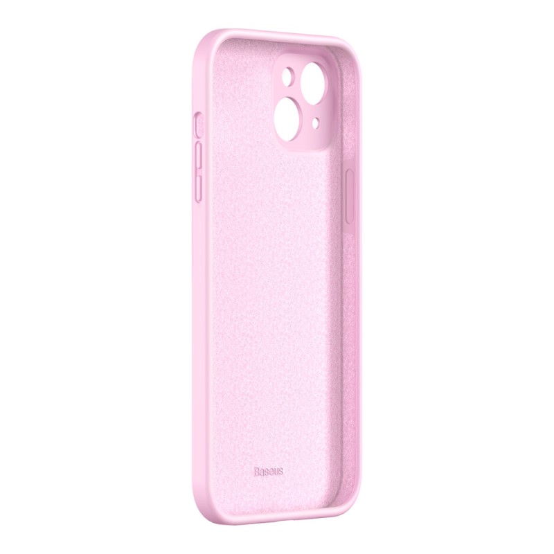 Baseus Liquid Silica iPhone 13 szilikontok, rózsaszín Baseus Liquid Silica iPhone 13 szilikontok, rózsaszín