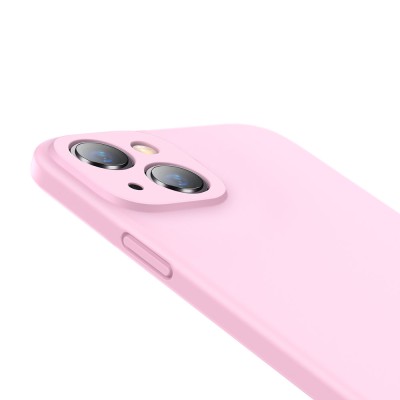 Baseus Liquid Silica iPhone 13 szilikontok, rózsaszín Baseus Liquid Silica iPhone 13 szilikontok, rózsaszín