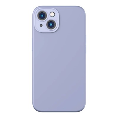Baseus Liquid Silica iPhone 14 telefontok, üvegfólia + tisztítókészlet (lila) Baseus Liquid Silica iPhone 14 telefontok, üvegfólia + tisztítókészlet (lila)