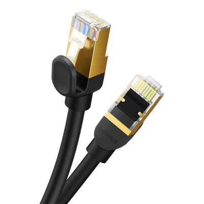 Baseus hálózati kábel Cat.8, Ethernet RJ45, 40 Gbps, 1,5m (fekete) Baseus hálózati kábel Cat.8, Ethernet RJ45, 40 Gbps, 1,5m (fekete)