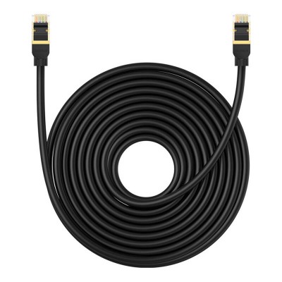 Baseus hálózati kábel Cat.8, Ethernet RJ45, 40 Gbps, 8m (fekete)