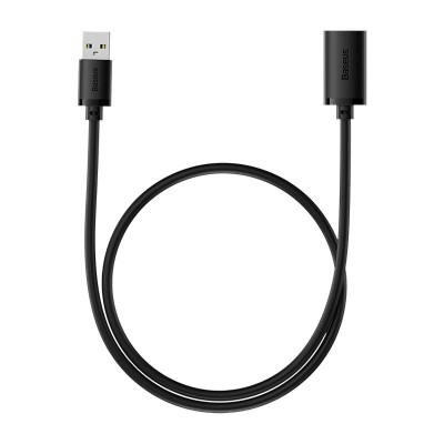 Baseus AirJoy USB 3.0 hosszabbítókábel, 0,5m (fekete) Baseus AirJoy USB 3.0 hosszabbítókábel, 0,5m (fekete)