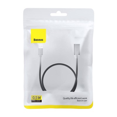 Baseus AirJoy USB 3.0 hosszabbítókábel, 0,5m (fekete) Baseus AirJoy USB 3.0 hosszabbítókábel, 0,5m (fekete)