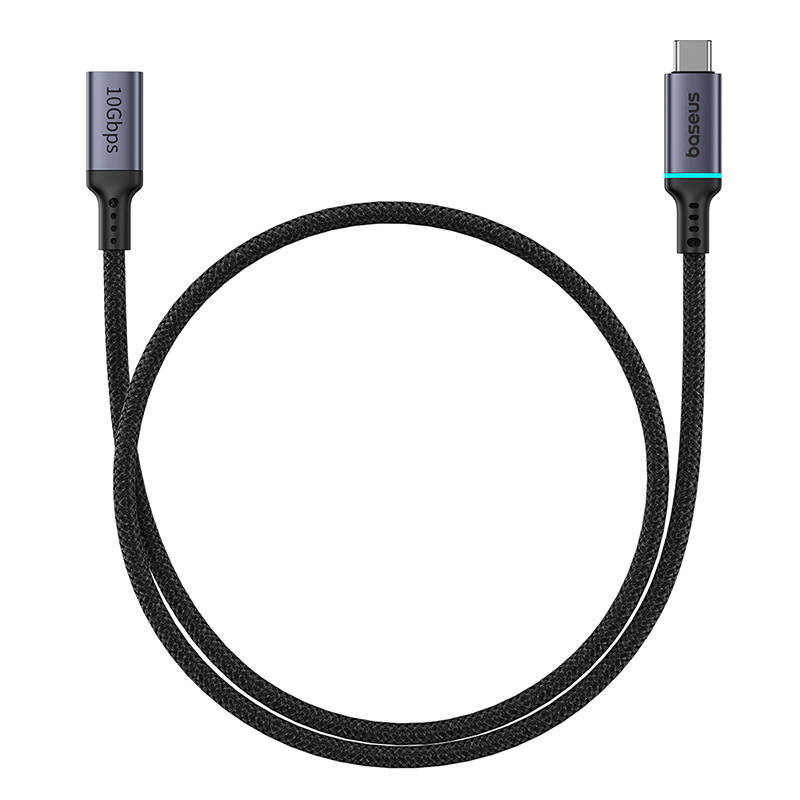 Baseus High Definition hosszabbító kábel USB-C 10Gbps, 0,5m (fekete) Baseus High Definition hosszabbító kábel USB-C 10Gbps, 0,5m (fekete)
